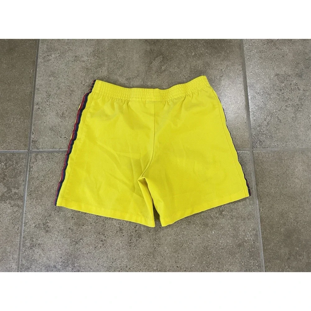 Nike FC Barcelona Dri-FIT Kids Sz XS 4-5 Soccer Football Shorts Yellow Slim Fit